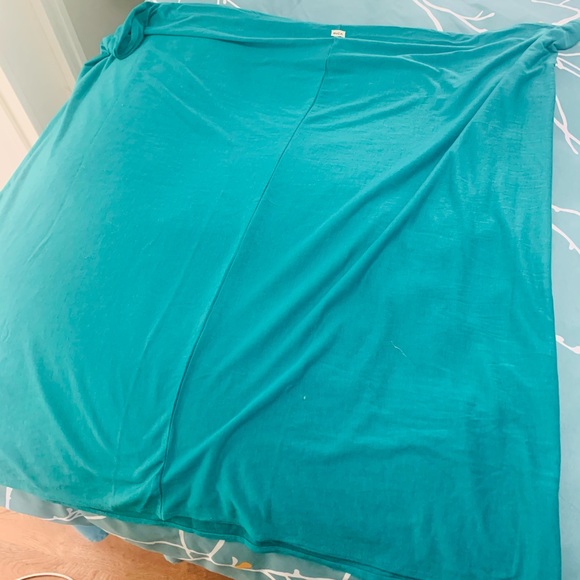 RVCA teal infinity scarf - Picture 2 of 4